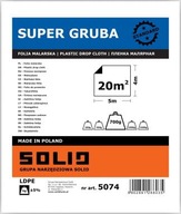 Folia malarska super gruba Solid 4 m x 5 m