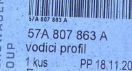 Support Moyenne Pare choc Arrière SKODA KAROQ 57A807863A