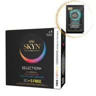 SKYN SELECTION SENSES Prezerwatywy 35 sztuk MIX + lubrykant Endless 5 ml