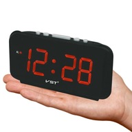 BUDÍK ELEKTRONICKÉ HODINY SIEŤOVÝ LED 24H ALARM