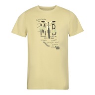 ALPINE PRO Koszulka męska bawełna organiczna Termes żółty r.3XL