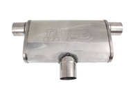 TŁUMIK ŚRODKOWY TYLNY 70MM (2.75 CALA) TURBOWORKS 409SS 355MM