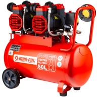 PROFESSZIONÁLIS OLAJMENTES KOMPRESSZOR 8 BAR 50L 4 DUGATTYÚ CSENDES ERŐS MAR-POL
