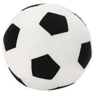 Plyšák mäkký plyšová futbalová lopta bielo čierna IKEA SPARKA 20 cm