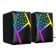 Głośniki komputerowe przewodowe USB 2.0 RGB 6 W Havit SK763