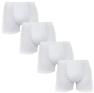 Biele chlapčenské nohavičky Boxerky Detské bavlnené MORAJ 4-PAK 110-116