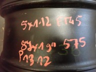 disk disk SEAT 575 5x112 ET45 8J 19" 575601025R