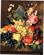 Malowanie po numerach Koszyk z owocami 40x50cm