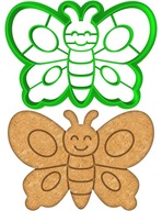 Forma Veľkonočná vykrajovačka Perníkov Sušienky Veľká noc Motýlik Motýľ 8cm