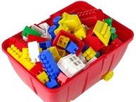 Malý kufor s farebnými kockami K2 180 dielikov