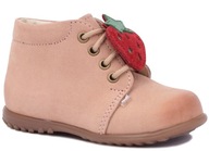 EMEL buty ES562 ROCZKI półbuty trzewiki różowe 23