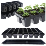 Több kaspós magvető kaspó 40kom tálca