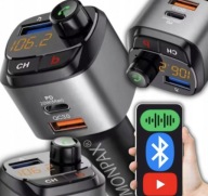 FM Transmiter do auta Manta Bluetooth USB-C LED QC3.0 PD STREAM