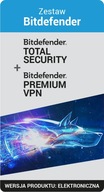 Zestaw Bitdefender Total Security & Premium VPN 5 STAN/1 ROK