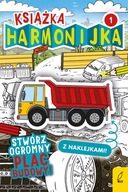 Książka harmonijka Plac budowy Cz1 do kolorowania i wyszukiwania dla dzieci