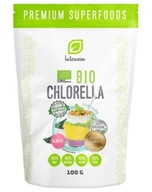 Intenson Chlorella Bio w proszku 100g Algi Energia