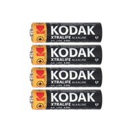Baterie Kodak XTRALIFE Alkaline AA LR6, 4 szt.