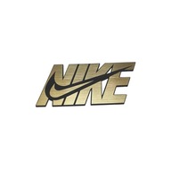 Naklejka Emblemat NIKE złota 70x32mm