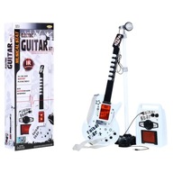 HK-9010D Elektrická gitara Zosilňovač biela