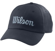 Czapka tenisowa Wilson Script Twill Hat granatowa