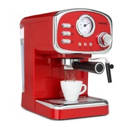 Bankový tlakový kávovar Klarstein Espressionata Gusto 1100 W červený