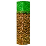 Plastová fľaša Grunt Dirt Minecraft