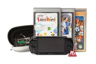 Konsola Sony PlayStation Portable PSP 3004 slim + gry loco roco, fifa simsy