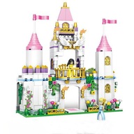 Frozen Princess Castle Block Toys Detské hračky 356 KS