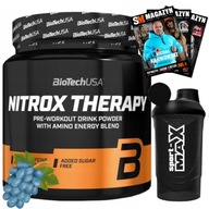 BIOTECH NITROX THERAPY SHOCK MEGA POMPA SIŁA ODŻYWKA PRZEDTRENINGOWA 340g