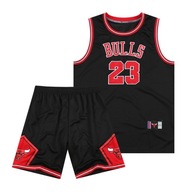 Strój sportowy z koszulkami koszykarskimi Bulls nr 23, M