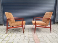 Para foteli - Vintage Design PRL Mid Century