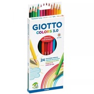 Ceruzkové pastelky Giotto Colors 3,0 24 ks