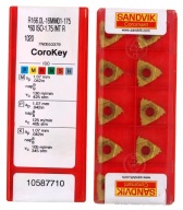Menetfúró lapok 16IR löket 1,75 R166 SANDVIK