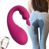 Dámsky masážny prístroj na klitoris na diaľkové ovládanie telefónu sex hračka pre páry