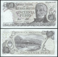 $ Argentyna 50 PESOS P-301b UNC 1977