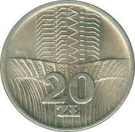 20 zł Wieżowiec i Kłosy 1973 ładna z obiegu