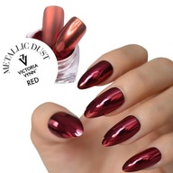 VICTORIA VYNN METALLIC DUST METALICKÝ PEĽ EFEKT CHRÓM 23 RED