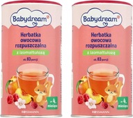 BABYDREAM HERBATKA INSTANT 4m+ OWOCOWA 2x190g