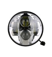 M-Tech WHL101 LED reflektor okrúhly chrómovaný palcový