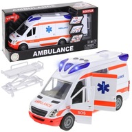 Ambulans Karetka Pogotowia Van Auto Napęd Dźwięki Nosze Otwierane Drzwi
