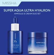 Missha - Super Aqua - Ultra Hyalon Duo Set - Nawilżający Zestaw do Twarzy