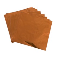 100x Papier do pakowania czekolady w cukierki na wesele Baby Shower 8 x 8 cm
