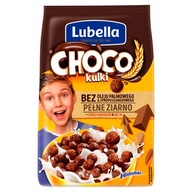 Lubellamlekołaki Choco kulki Zbożowe kulki o smaku czekoladowym 250g