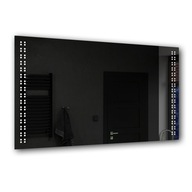 Lustro łazienkowe podświetlane LED na baterie 50x60cm na wymiar + kołyska