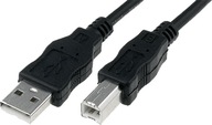 Kabel drukarkowy USB Assmann 2.0 1.8m czarny