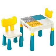 Konferenčný stolík + stolička na kocky typu lego set