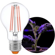 8W ŻARÓWKA LED E27 lampa do uprawy stymulowanie WZROSTU ROŚLIN filament