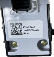 KIA PROCEED III boutons gauche PANEL vitre chauffage siège 93580J7000