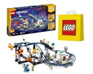 LEGO Creator 3 w 1 31142 Kosmiczna kolejka górska + torebka prezentowa