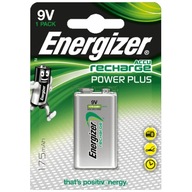 Akumulatorki ENERGIZER Power Plus 9V 6F22 HR22 175mAh STARA SZATA GRAFICZNA